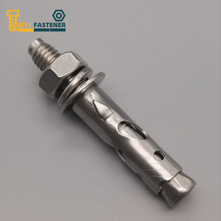stainless steel sleeve anchor with fish fins
